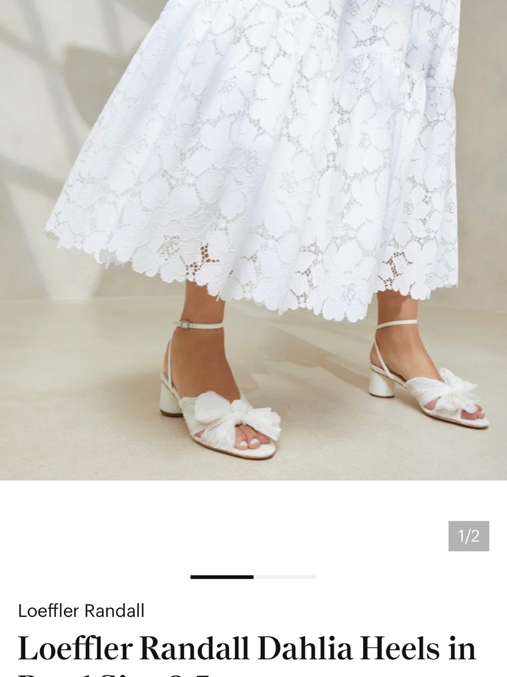 Loeffler Randall Dahlia Heels 
Pearl Size 8.5 - Picture 8 of 8
